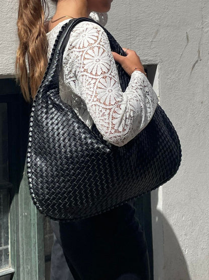 Shoulder Bag Woven Hobo Tote for Work and Everyday Carry