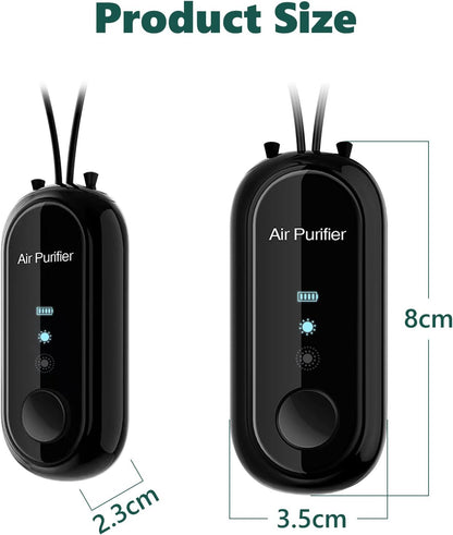 Air Purifier Personal Wearable Negative Ion USB Rechargeable Necklace