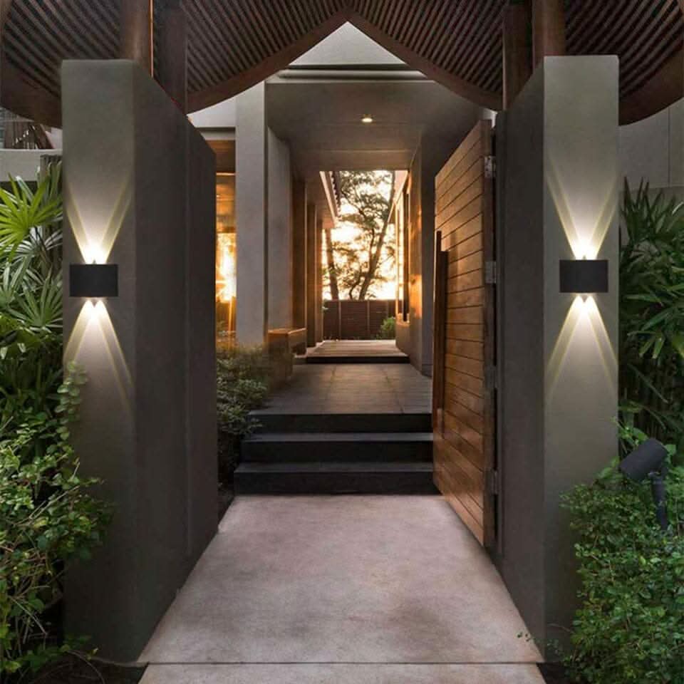Outdoor Wall Light Waterproof LED Aluminum Wall Sconce