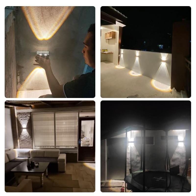 Outdoor Wall Light Waterproof LED Aluminum Wall Sconce