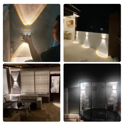 Outdoor Wall Light Waterproof LED Aluminum Wall Sconce