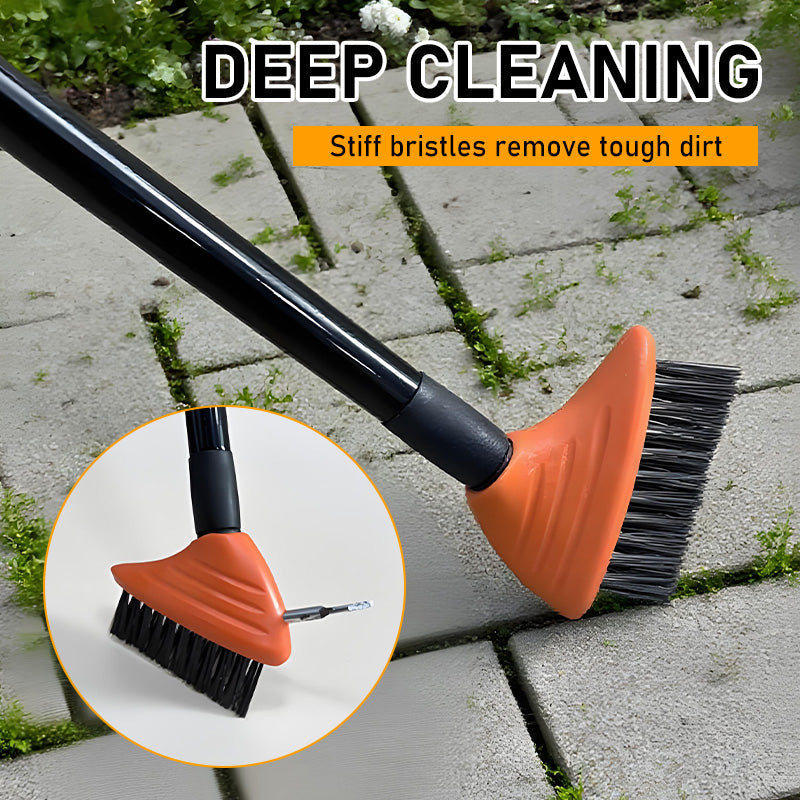 Weed Remover Tool Wire Brush for Patio Pavers with Long Handle