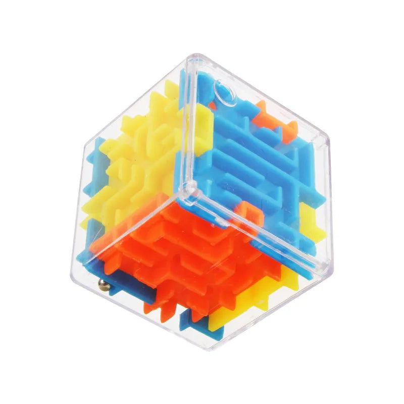 Brain Teaser Puzzle 3D Maze Cube Mini Fidget Toy for Kids and Adults