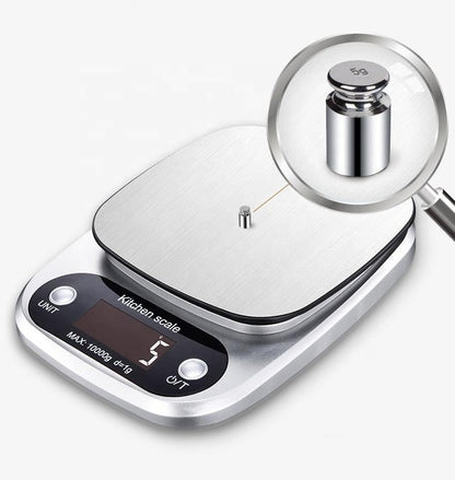 Stainless Steel High Precision Kitchen Scale 0.1g