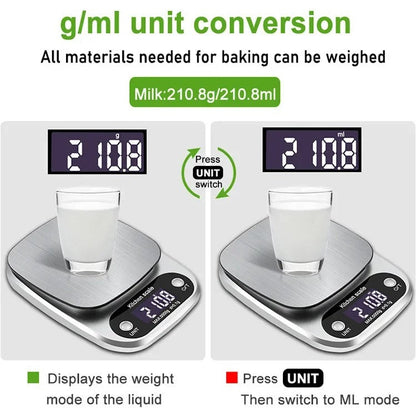 Stainless Steel High Precision Kitchen Scale 0.1g