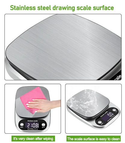 Stainless Steel High Precision Kitchen Scale 0.1g