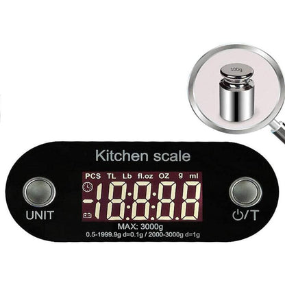 Stainless Steel High Precision Kitchen Scale 0.1g