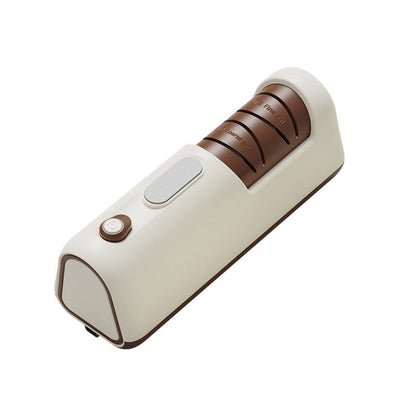 Electric Knife Sharpener USB Rechargeable 2 Stage for Kitchen Knives