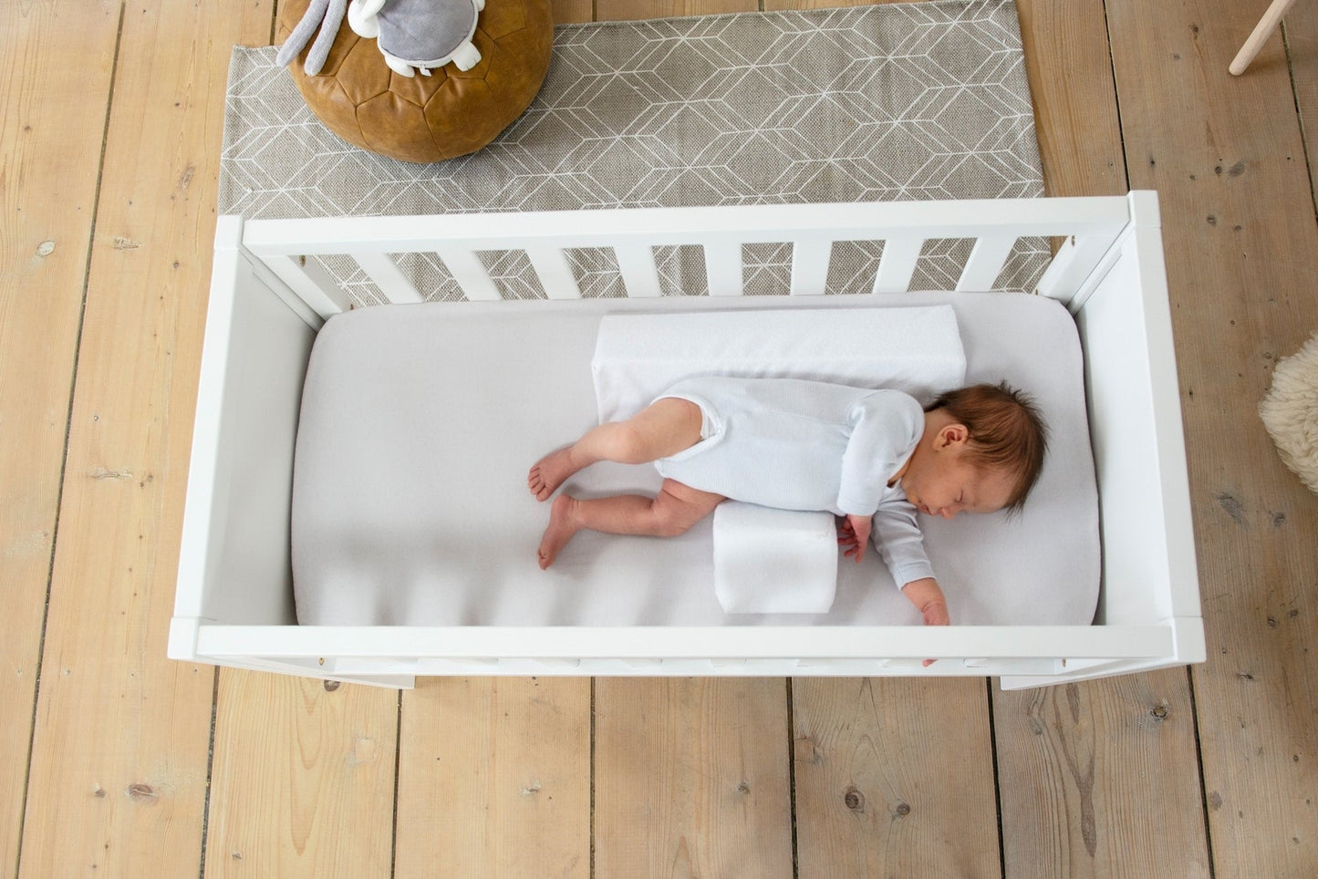 Baby Pillow Anti Roll Memory Foam Infant Sleep Wedge