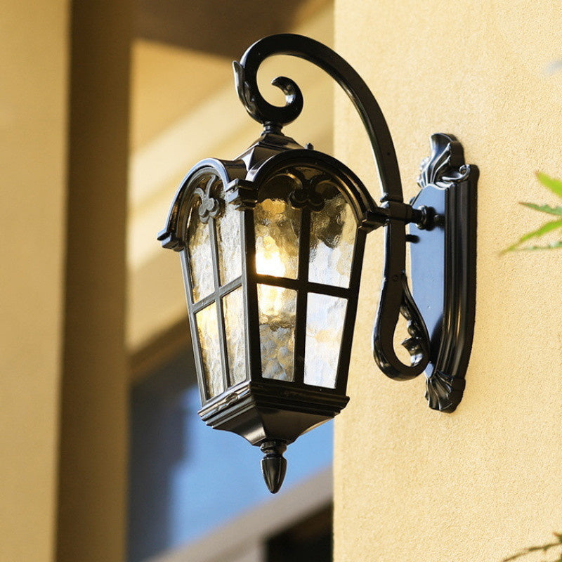 Outdoor Vintage Solar Wall Light with Remote Control