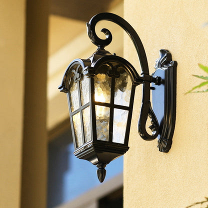 Outdoor Vintage Solar Wall Light with Remote Control