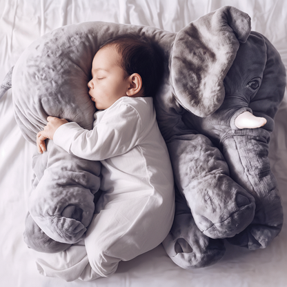 Stuffed Elephant Plush Pillow Soft Cuddly Kids Toy