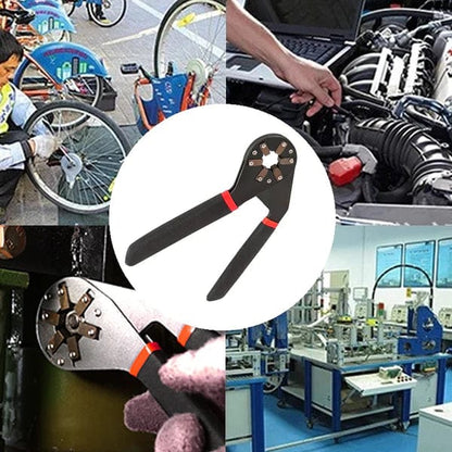 Adjustable Wrench Self Adjusting Universal Spanner for Nuts Bolts