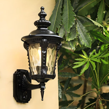 Men's Vintage Outdoor Glass Wall Lantern