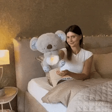 Stuffed Animal Sleep Aid Plush Toy with Light and Sound