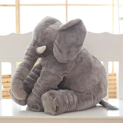 Stuffed Elephant Plush Pillow Soft Cuddly Kids Toy