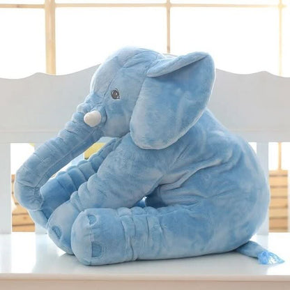 Stuffed Elephant Plush Pillow Soft Cuddly Kids Toy