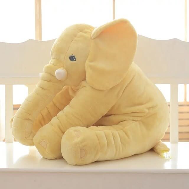 Stuffed Elephant Plush Pillow Soft Cuddly Kids Toy