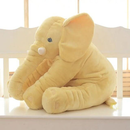 Stuffed Elephant Plush Pillow Soft Cuddly Kids Toy