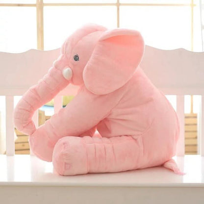 Stuffed Elephant Plush Pillow Soft Cuddly Kids Toy
