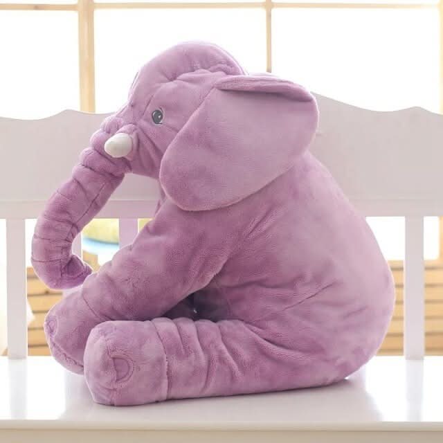Stuffed Elephant Plush Pillow Soft Cuddly Kids Toy