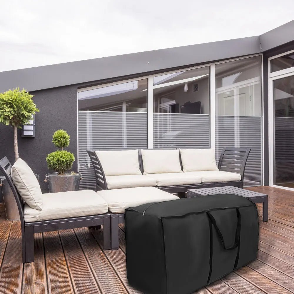Patio Cushion Storage Bag Heavy Duty Water Resistant with Handles