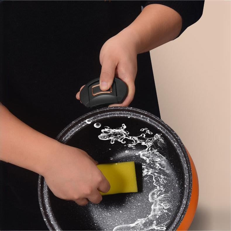 Micro Pressure Cooker 8L Nonstick Stone Cooking Pot with Lock Lid