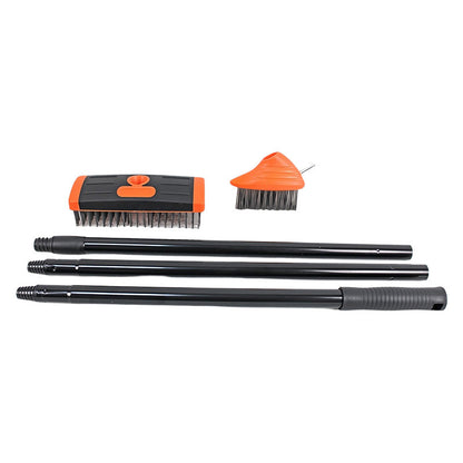 Weed Remover Tool Wire Brush for Patio Pavers with Long Handle