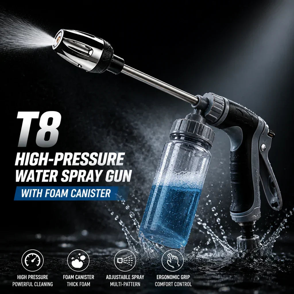 Garden Hose Nozzle High Pressure Sprayer for Car Wash and Patio